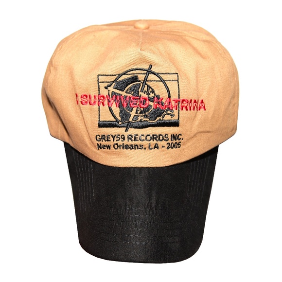 GREY59 "I survived Katrina" Duckbill Hat